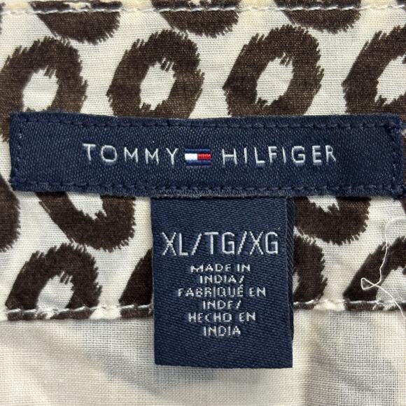 Tommy Hilfiger Womens Boho Jungle Tribal Earthy Midi Wrap Around Dress Size XL - Picture 3 of 14